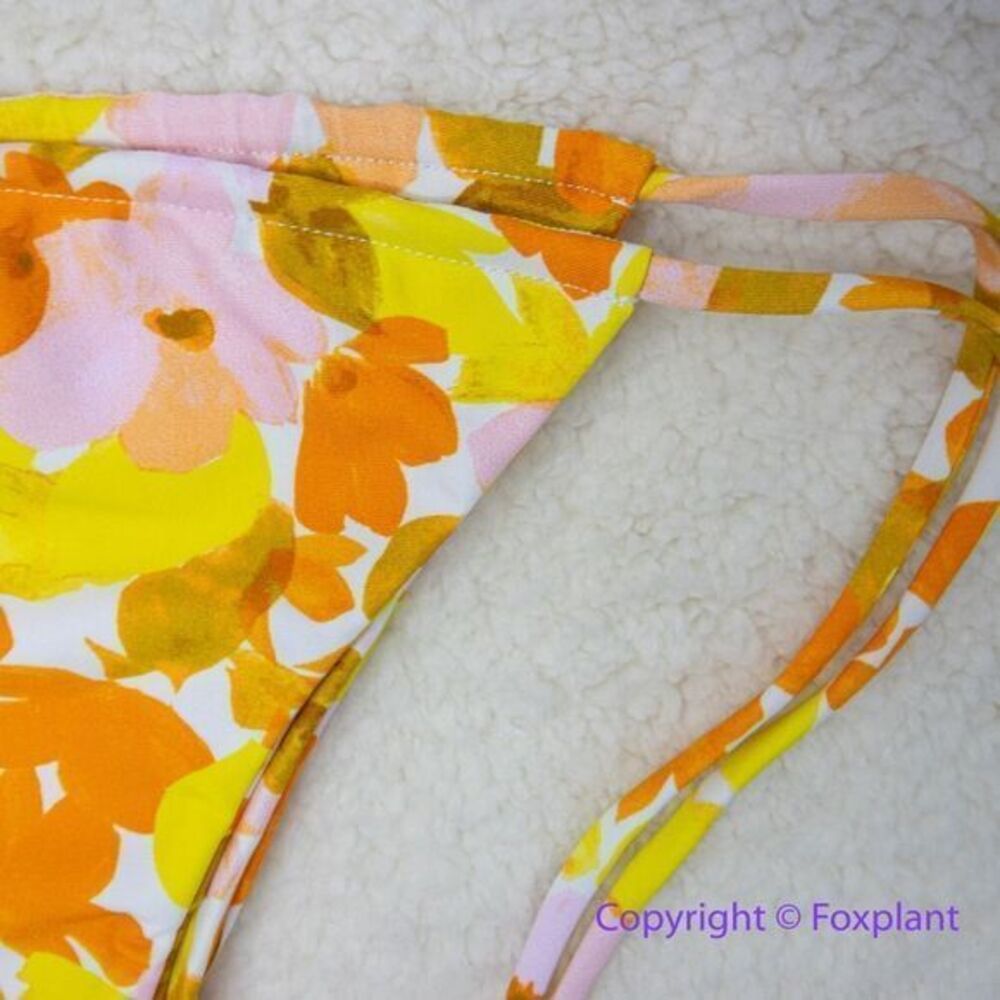 NEW Aila Blue Free People Palm Bikini‎ Bottoms, size XL - Picture 10 of 14